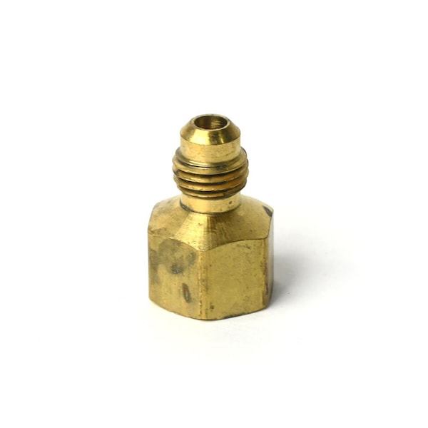 Thrifco Plumbing No. 46 3/8 Inch Flare x 3/8 Inch FIP Brass Adaper 4401126 - main
